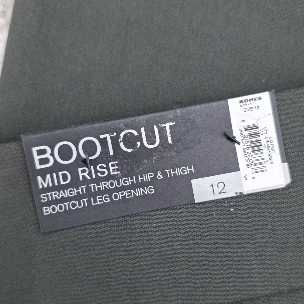 APT. 9 | Brynn Midrise Pull-On Bootcut Peat Dress Pants - Picture 6 of 7